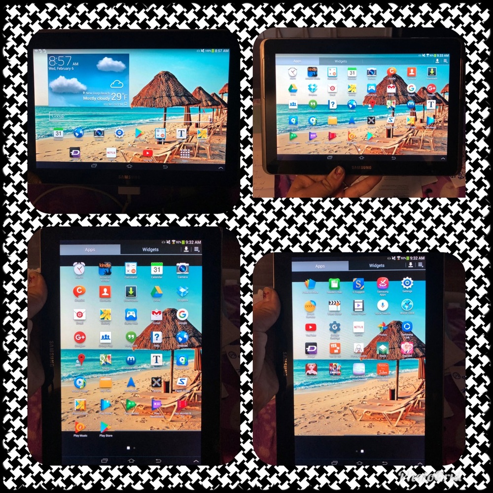Samsung Android tablet with large screen